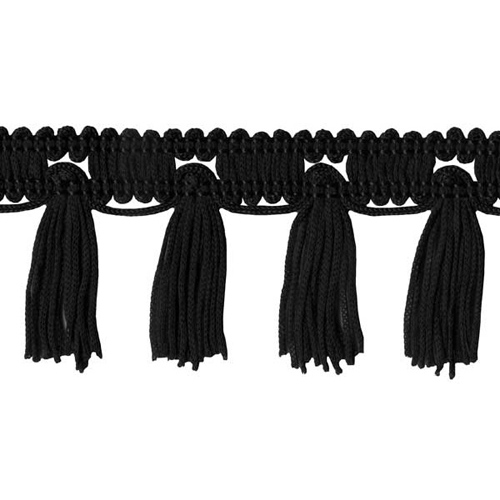 54315 Fringe Tassel 50mm Black