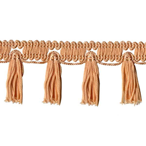 54316 Fringe Tassel 50mm Peach