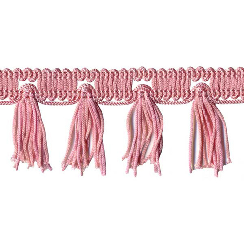 54318 Fringe Tassel 50mm Light Pink