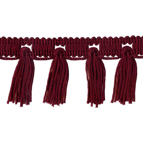 54321 Fringe Tassel 50mm Claret