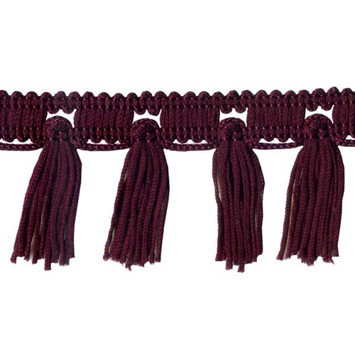 54322 Fringe Tassel 50mm Burgundy