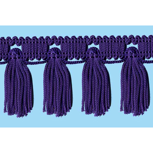 54324 Fringe Tassel 50mm Purple