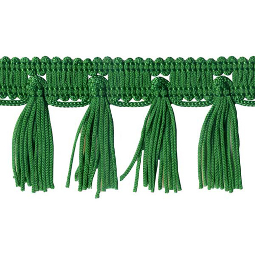 54330 Fringe Tassel 50mm Emerald
