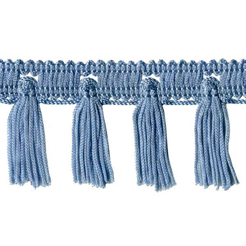 54333 Fringe Tassel 50mm Blue