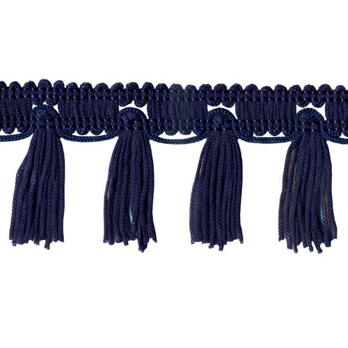 54335 Fringe Tassel 50mm Navy