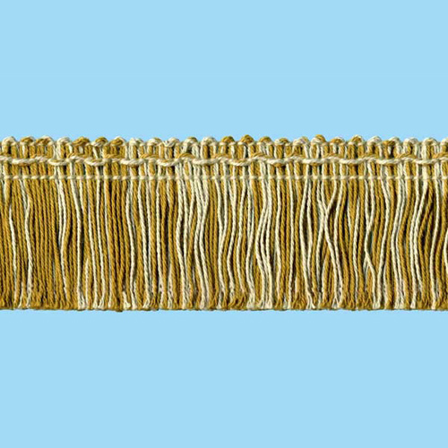 54591 Fringe Cut 50mm Natural Gold