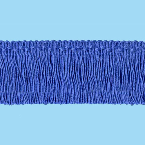 54597 Fringe Cut 50mm Ocean Blue