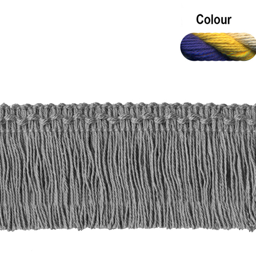 54603 Fringe Cut 50mm Dyel Light Blue Natural