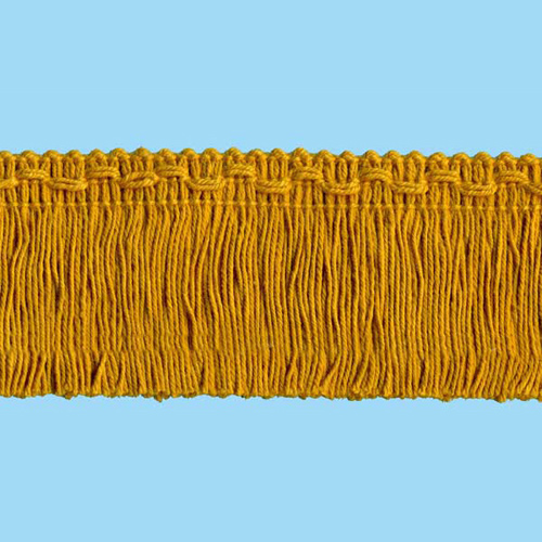 54614 Fringe Cut 75mm Old Gold