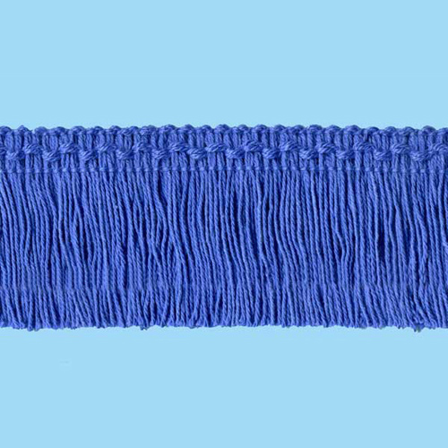 54621 Fringe Cut 75mm Ocean Blue