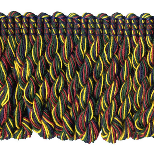 54646 Fringe Bullion 150mm Burg Old Gold Bot Navy