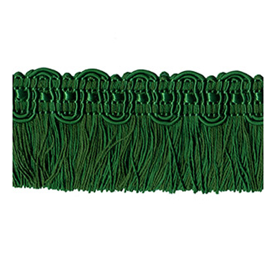 54668 Fringe Ruche 50mm Forest Green