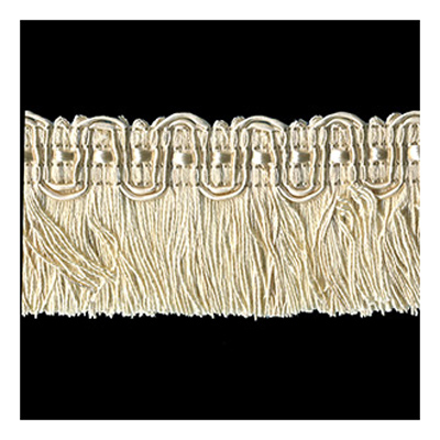 54671 Fringe Ruche 50mm Rich Cream