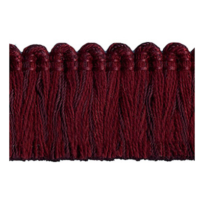 54692 Fringe Ruche 30mm Burgundy