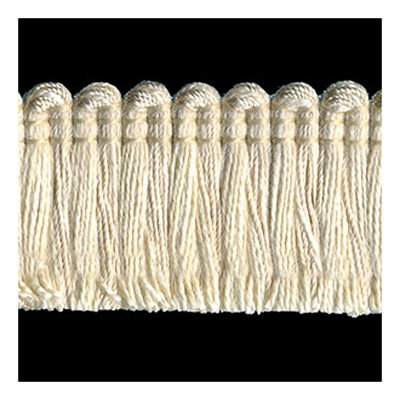 54696 Fringe Ruche 30mm Rich Cream