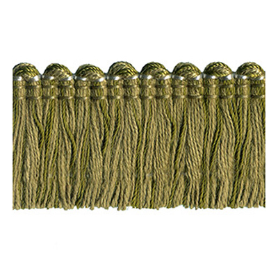 54702 Fringe Ruche 30mm Kahki