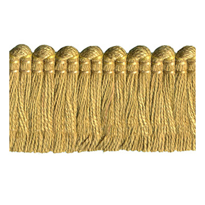 54707 Fringe Ruche 30mm Sandlewood