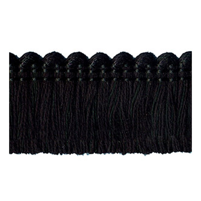 54714 Fringe Ruche 38mm Black
