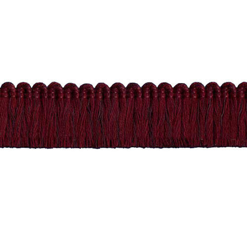 54717 Fringe Ruche 38mm Burgundy