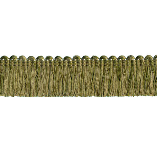 54727 Fringe Ruche 38mm Kahki