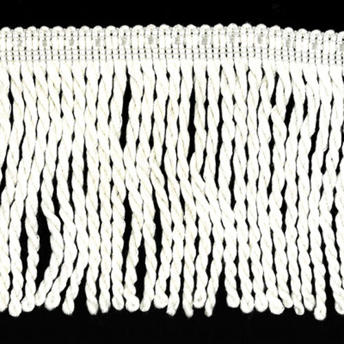 54763 Fringe Bullion 150mm Off White