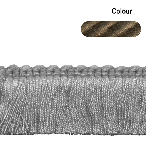 54866 Fringe Ruche 40mm Saddle