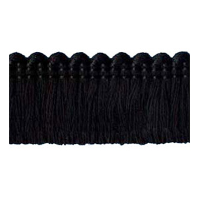 54967 Fringe Ruche 40mm Black
