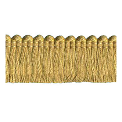 54974 Fringe Ruche 40mm Sandlewood