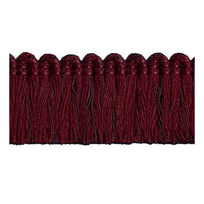 54976 Fringe Ruche 40mm Burgundy