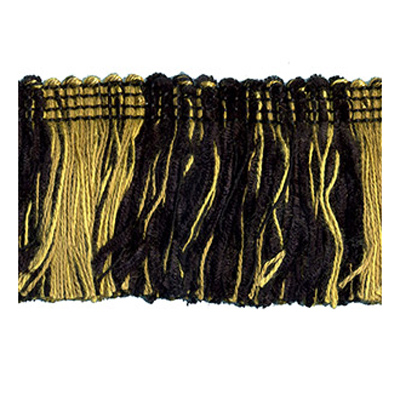 54995 Fringe Ruche 45mm Black Gold