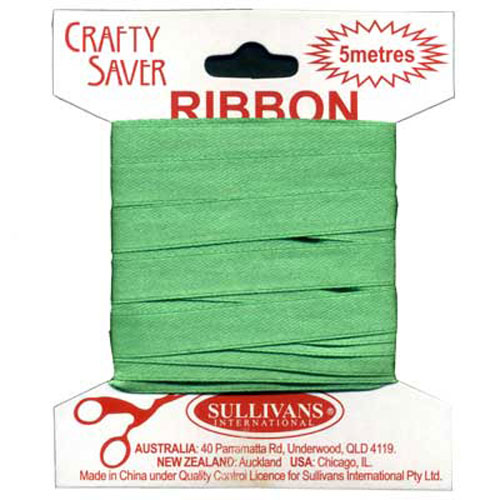 55388 Ribbon Satin 10mm Emerald