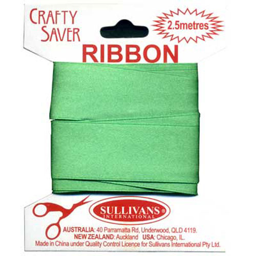 55390 Ribbon Satin 25mm Emerald