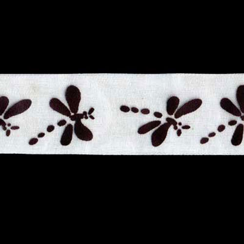 55604 Ribbon Organza 25mm White