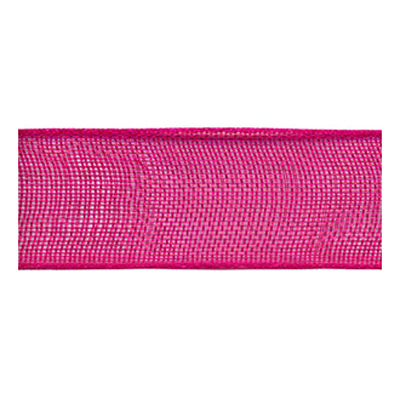 55723 Ribbon Organza 25mm Hot Pink
