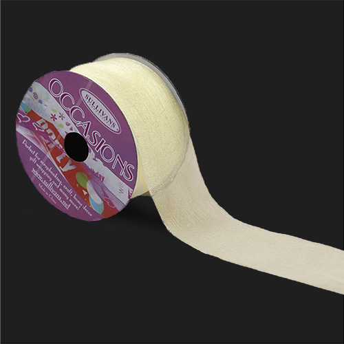 55886 Ribbon Organza 32mm Cream