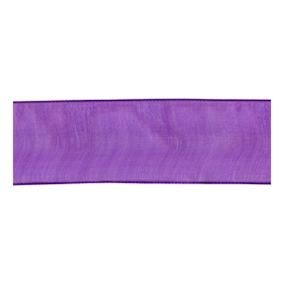 55888 Ribbon Organza 32mm Purple