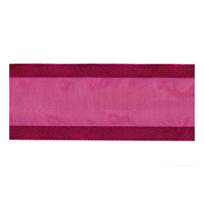 56096 Ribbon Organza 38mm Hot Pink