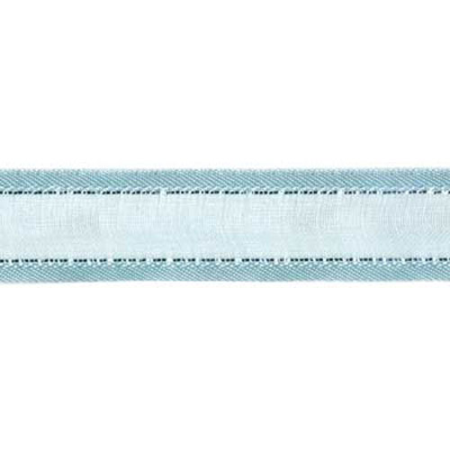 56206 Ribbon Organza 15mm Light Blue