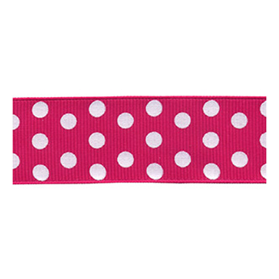 56218 Ribbon Grosgrain 25mm Hot Pink