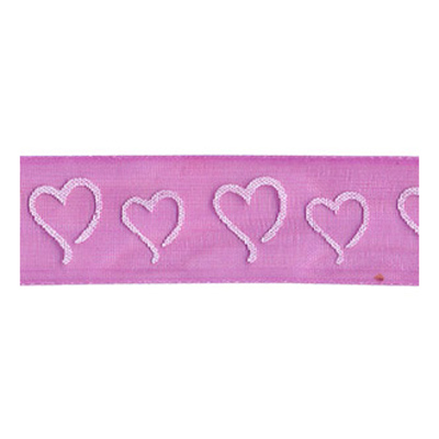 56240 Ribbon Organza 15mm Hot Pink