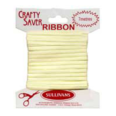 56293 Ribbon Satin 3mm Cream