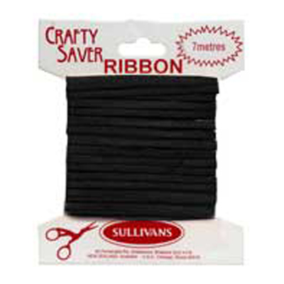 56305 Ribbon Satin 3mm Black