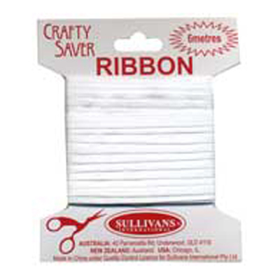 56306 Ribbon Satin 6mm White