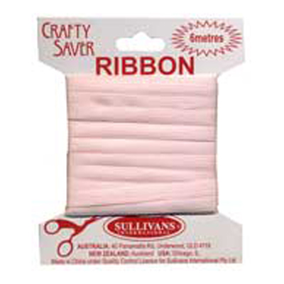 56309 Ribbon Satin 6mm Pale Pink