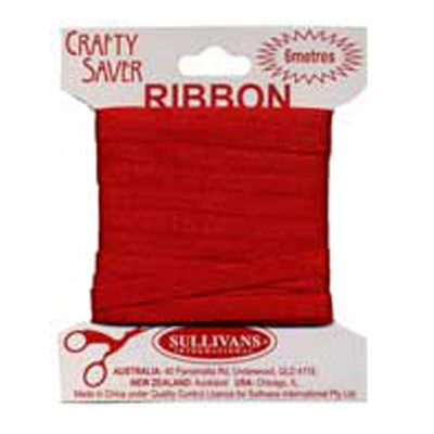 56312 Ribbon Satin 6mm Red