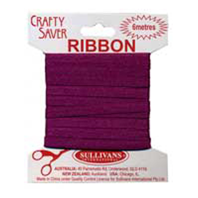 56313 Ribbon Satin 6mm Wine