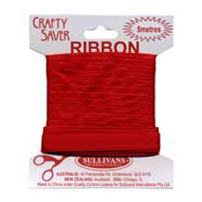 56326 Ribbon Satin 10mm Red