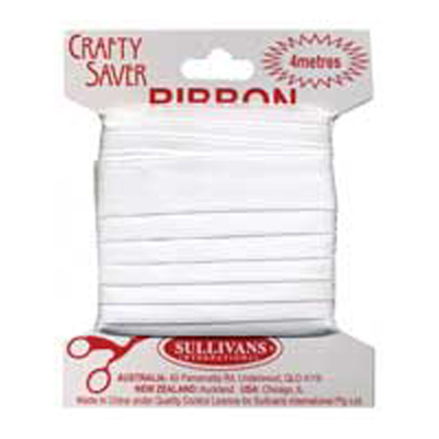 56334 Ribbon Satin 16mm White