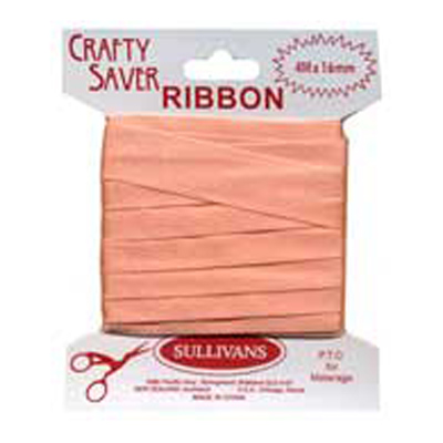 56339 Ribbon Satin 16mm Apricot
