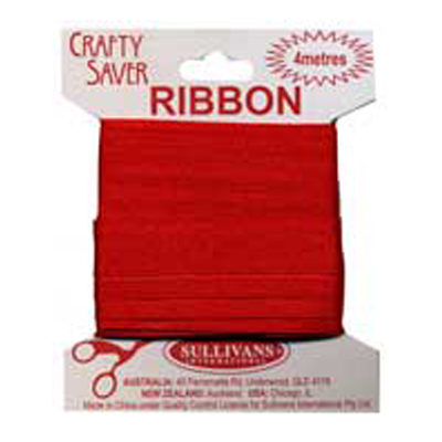 56340 Ribbon Satin 16mm Red